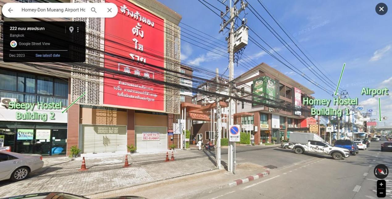 Homey-Don Mueang Airport Hostel Bangkok Exterior photo